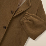 MORGANTI | Brown Wool Blend Coat