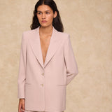 Florence | Tailored Beige Wool-Blend Blazer