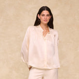 CLOE | Ecru Silk Blouse
