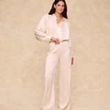 CLOE | Ecru Silk Blouse