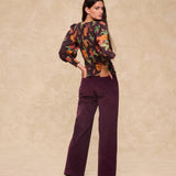 SCARLET | Multi Floral Cotton Blouse