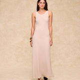 MAR | Beige Textured Maxi Dress