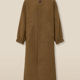 MORGANTI | Brown Wool Blend Coat