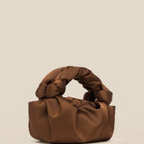 GYOSA | Brown Satin Handbag