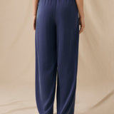 THYSSEN | Cobalt Blue Wide-Leg Trousers