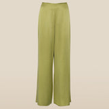 THYSSEN | Green Wide-Leg Trousers