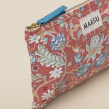Terracotta Floral Cotton Pencil Case