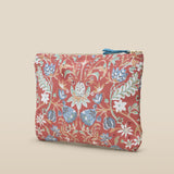 Terracotta Floral Cotton Pencil Case