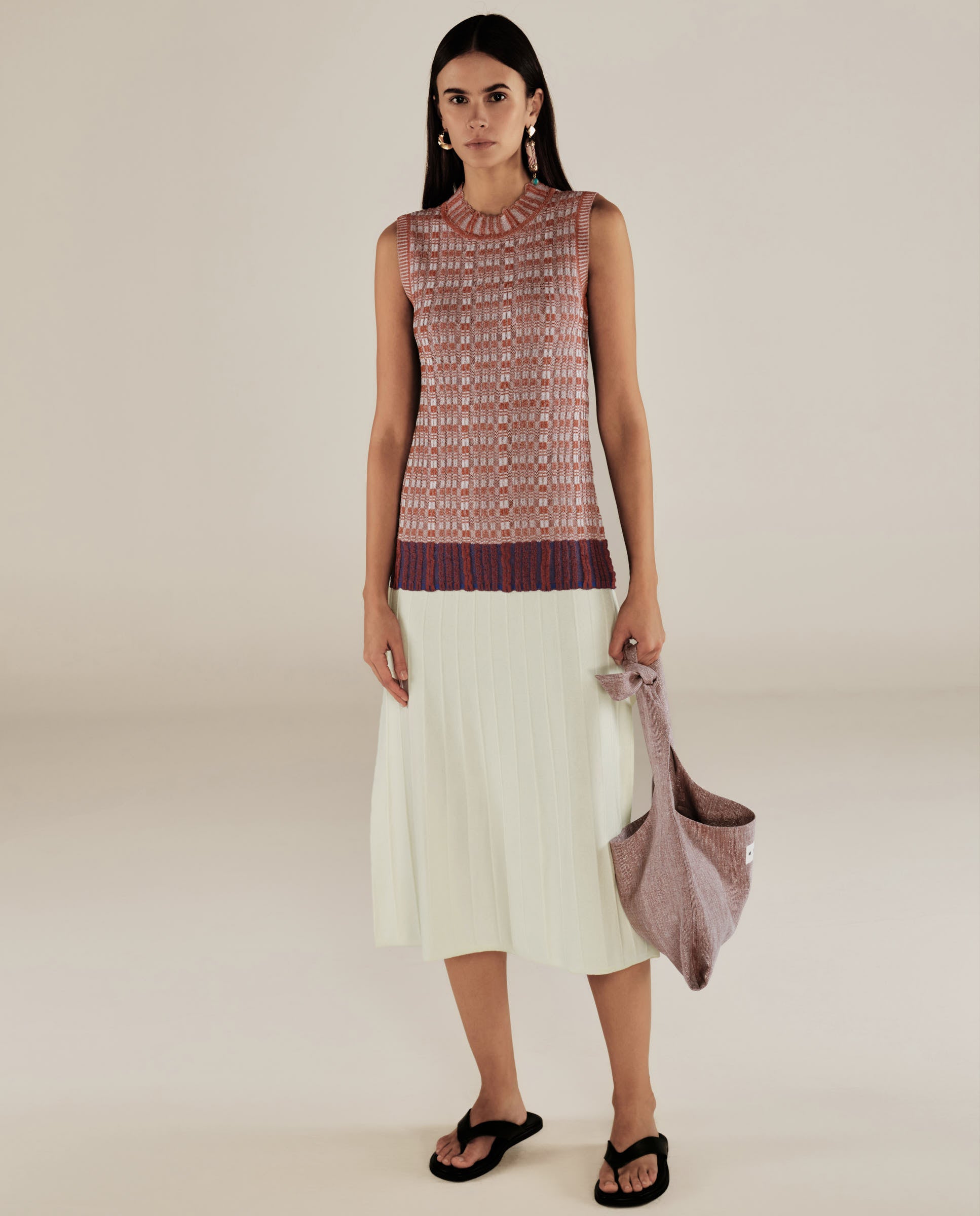 UDUKU | Multicoloured Knitted Midi Dress