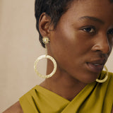 SUNNY HOOPS | Gold-Plated Stud and Hoop Drop Earrings